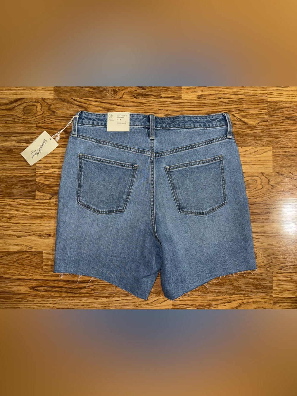 Universal Thread Boyfriend Shorts Women's Size 10 Waist 30 Inseam 6 Inch Light - Picture 9 of 16